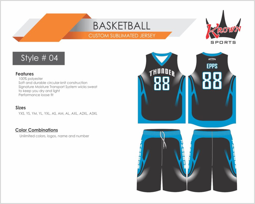 Thunder Basketball Kit
