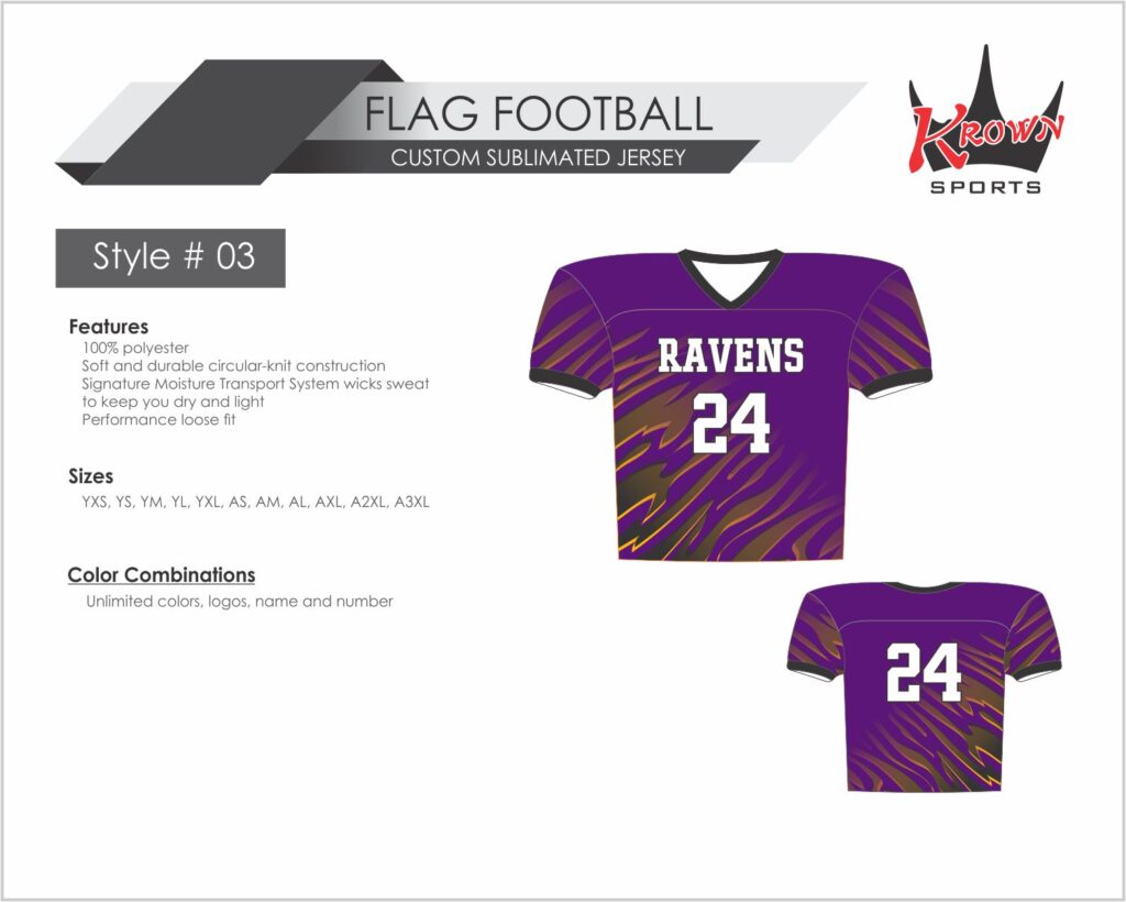 Ravens Flag Football Jersey