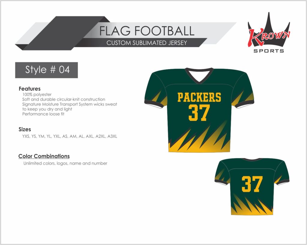 Packers Flag Football Jersey