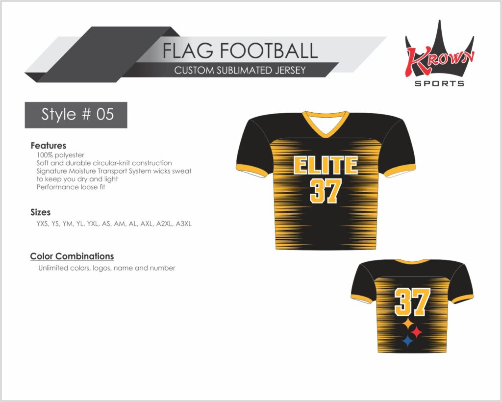 Elite Flag Football Jersey