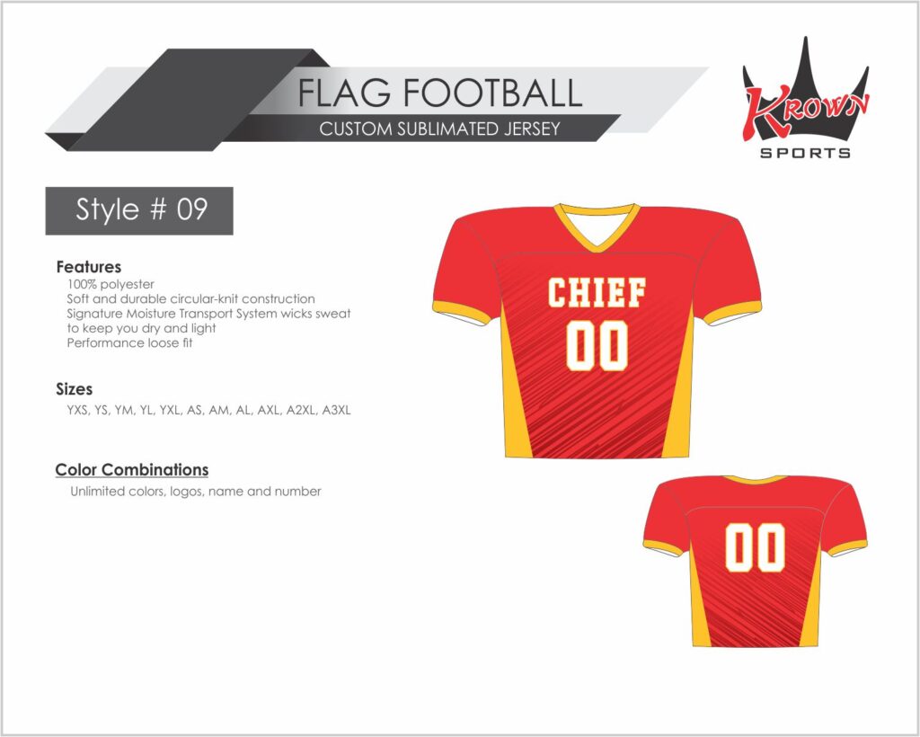 Chief Flag Football Jersey