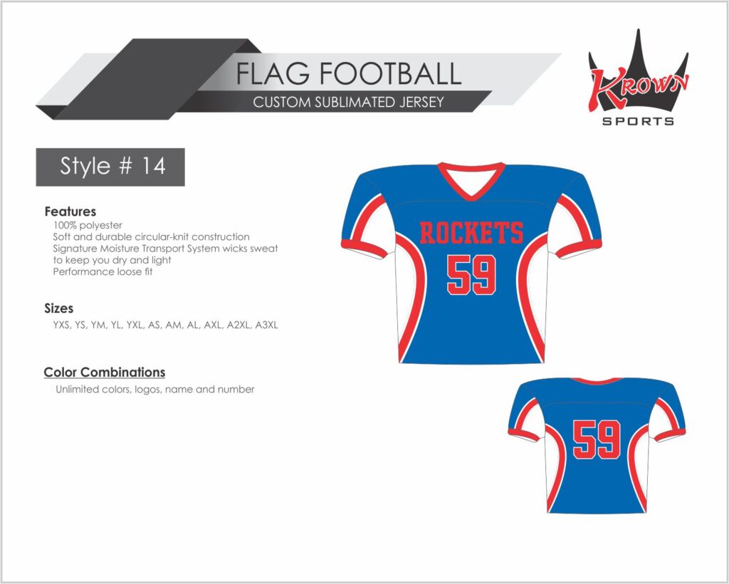 Rockets Flag Football Jersey