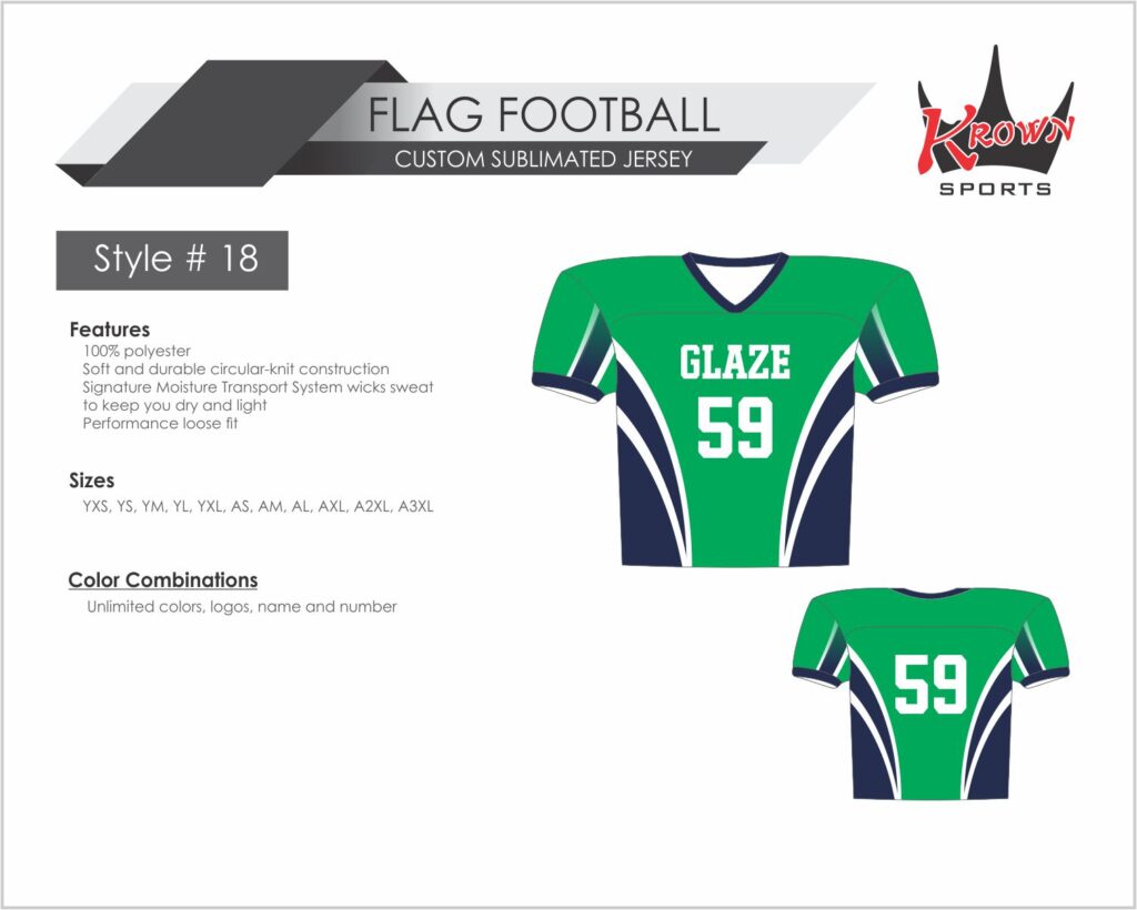 Glaze Flag Football Jersey