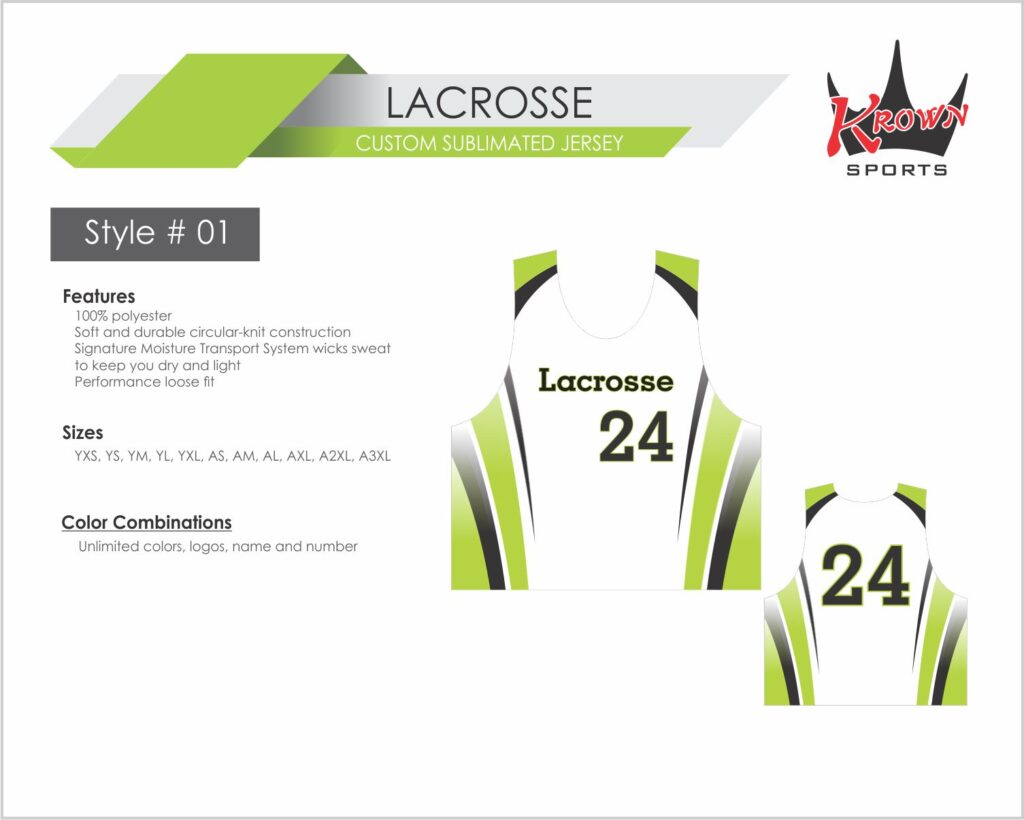 Lacrosse Sublimated Jersey