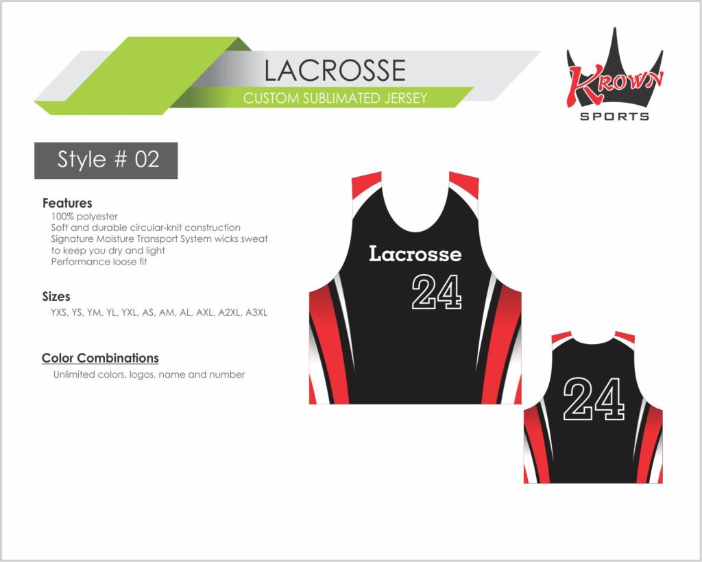 Lacrosse Sublimated Jersey