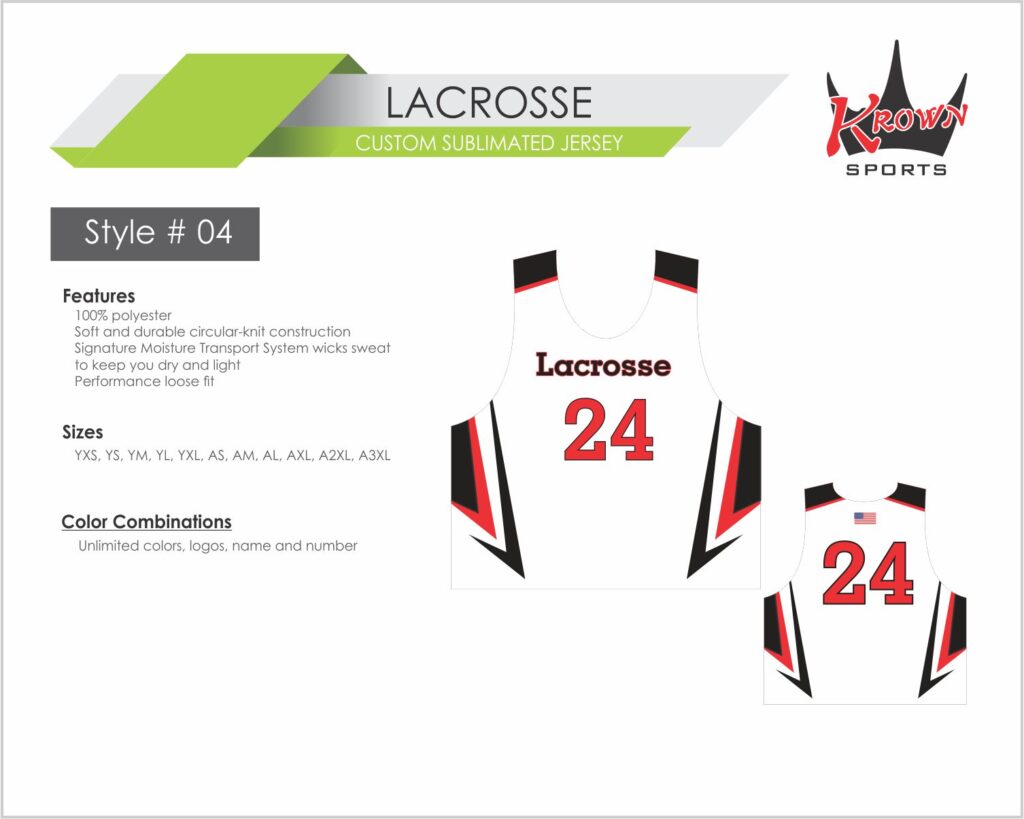 Lacrosse Sublimated Jersey