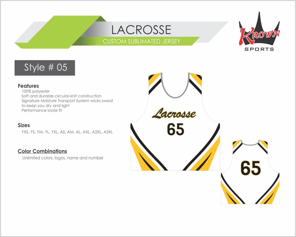Lacrosse Sublimated Jersey