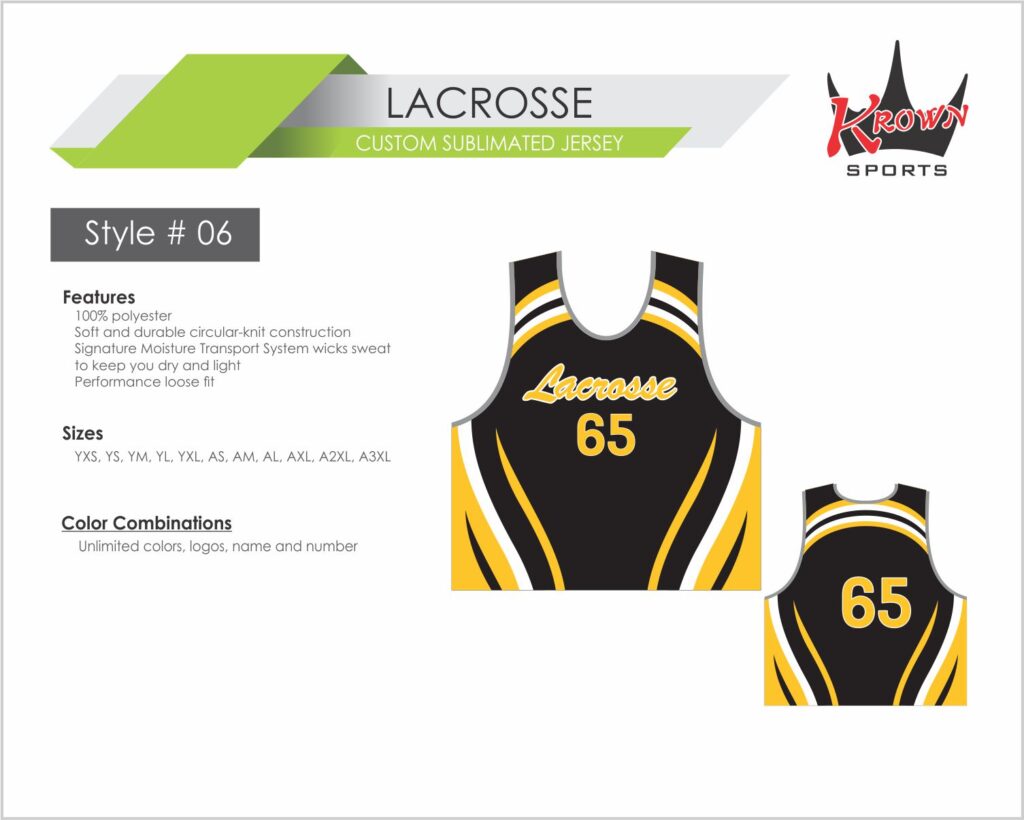 Lacrosse Sublimated Jersey