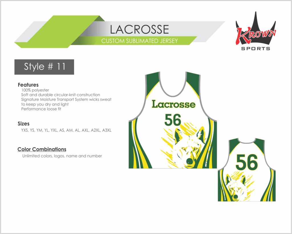 Lacrosse Sublimated Jersey