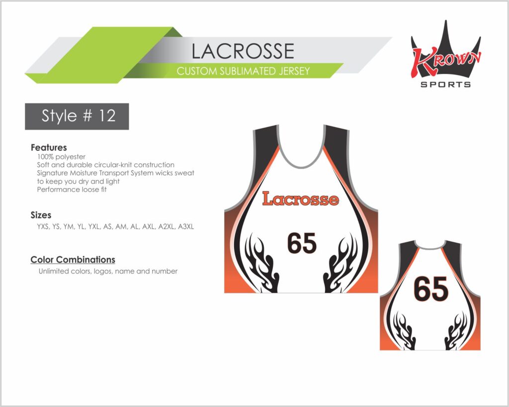 Lacrosse Sublimated Jersey