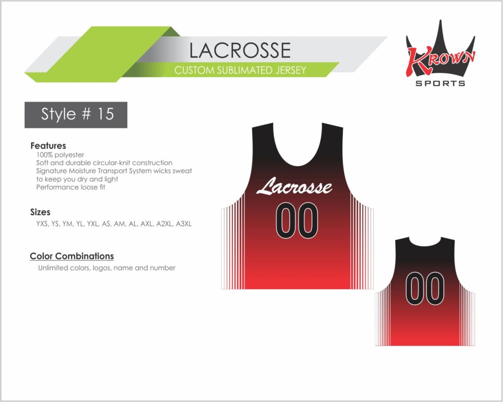 Lacrosse Sublimated Jersey
