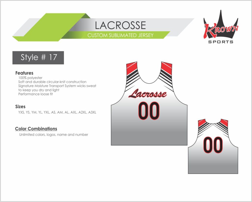 Lacrosse Sublimated Jersey