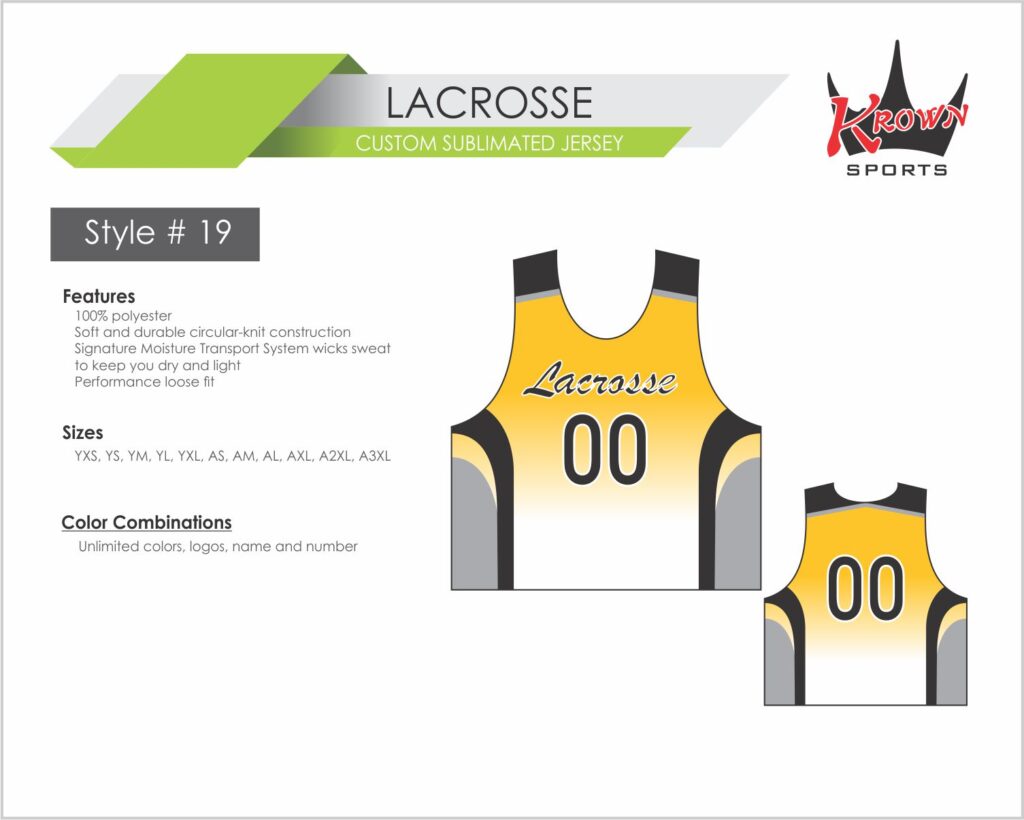 Lacrosse Sublimated Jersey