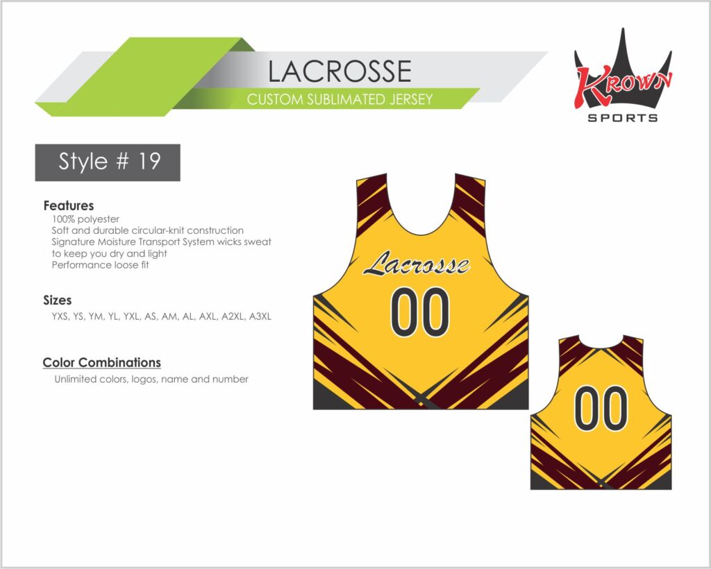 Lacrosse Sublimated Jersey