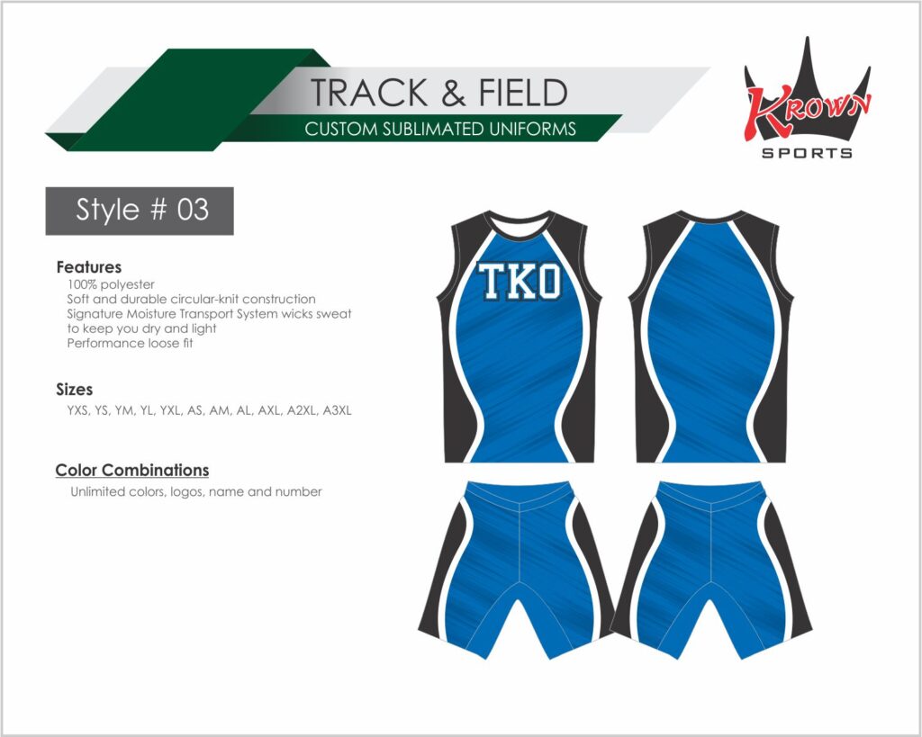 Track & Running Sublimated Uniform