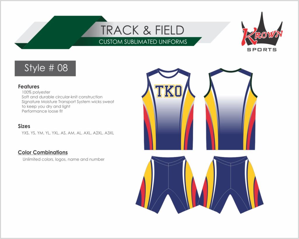 Track & Running Sublimated Uniform