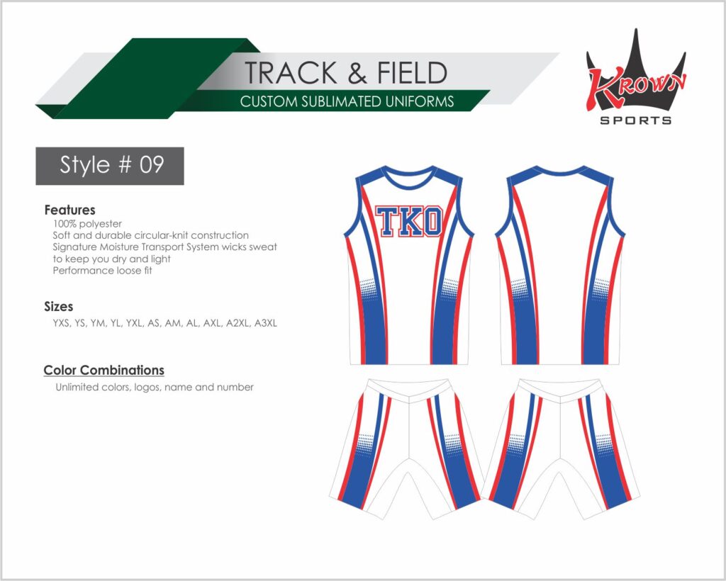 Track & Running Sublimated Uniform