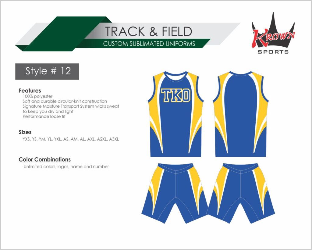 Track & Running Sublimated Uniform