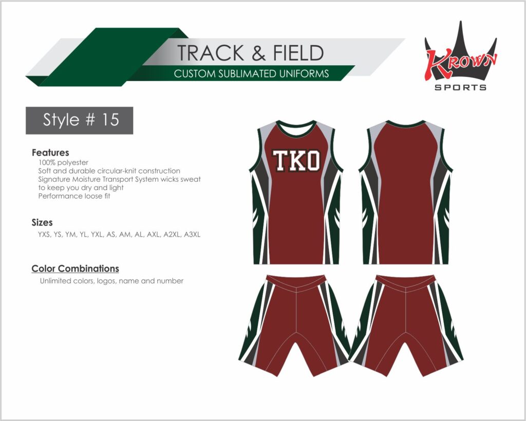 Track & Running Sublimated Uniform