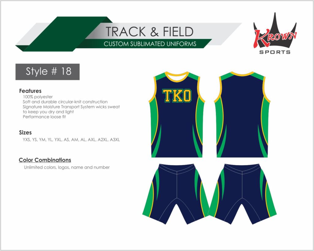 Track & Running Sublimated Uniform