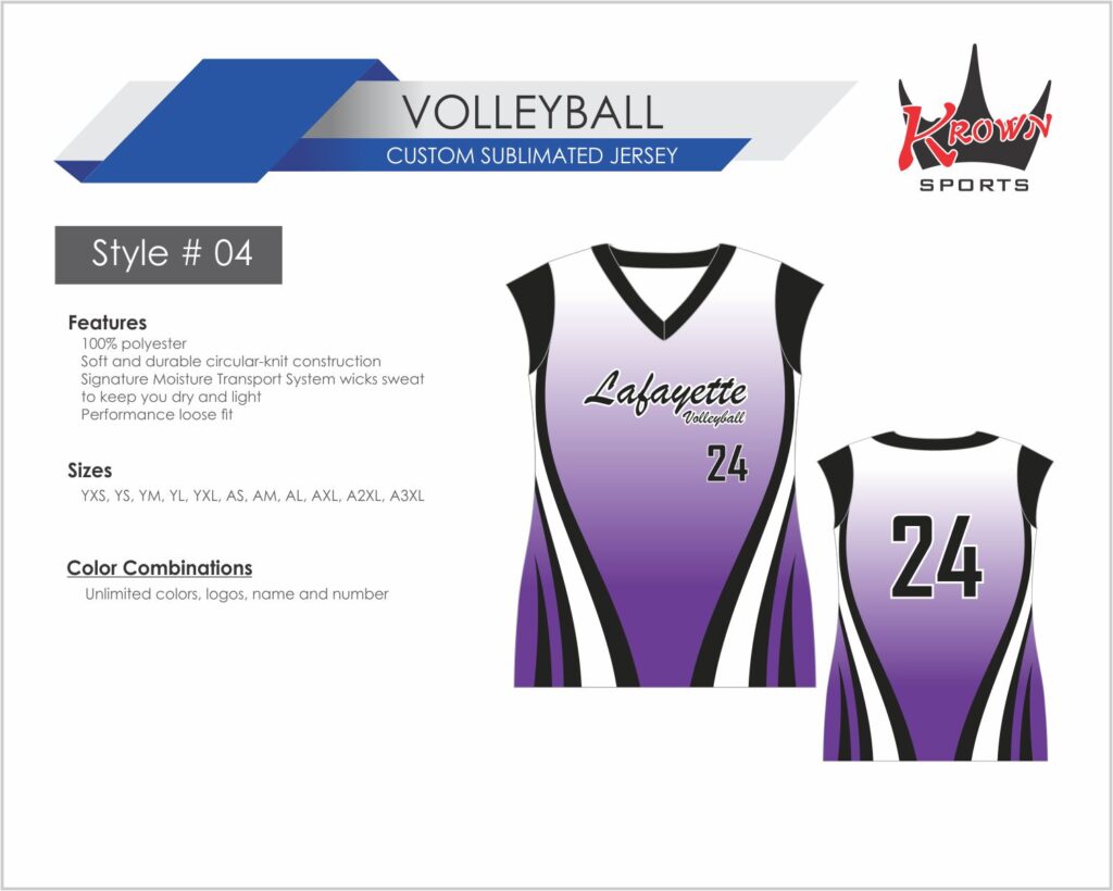 Lafayette Volleyball Jersey.