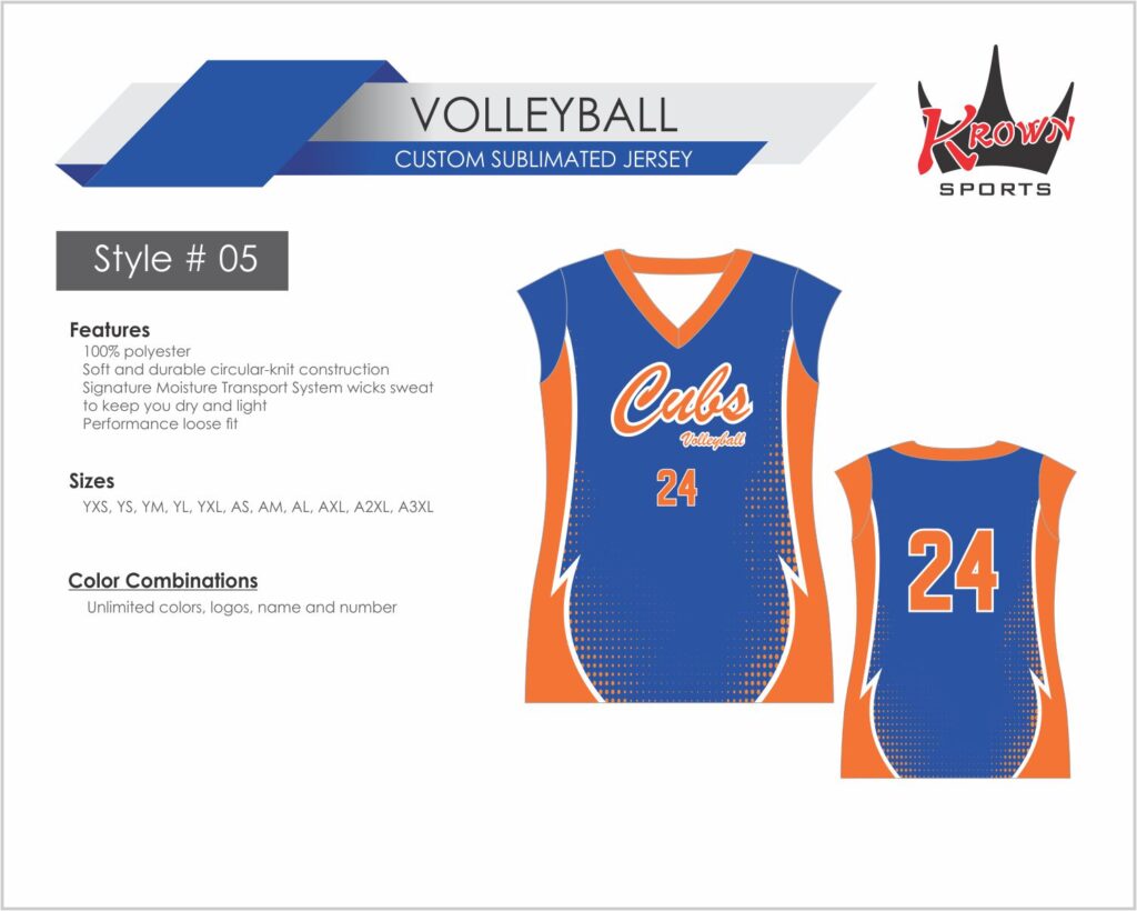 Cubs Volleyball Jersey