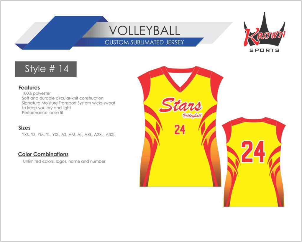 Stars Volleyball Jersey