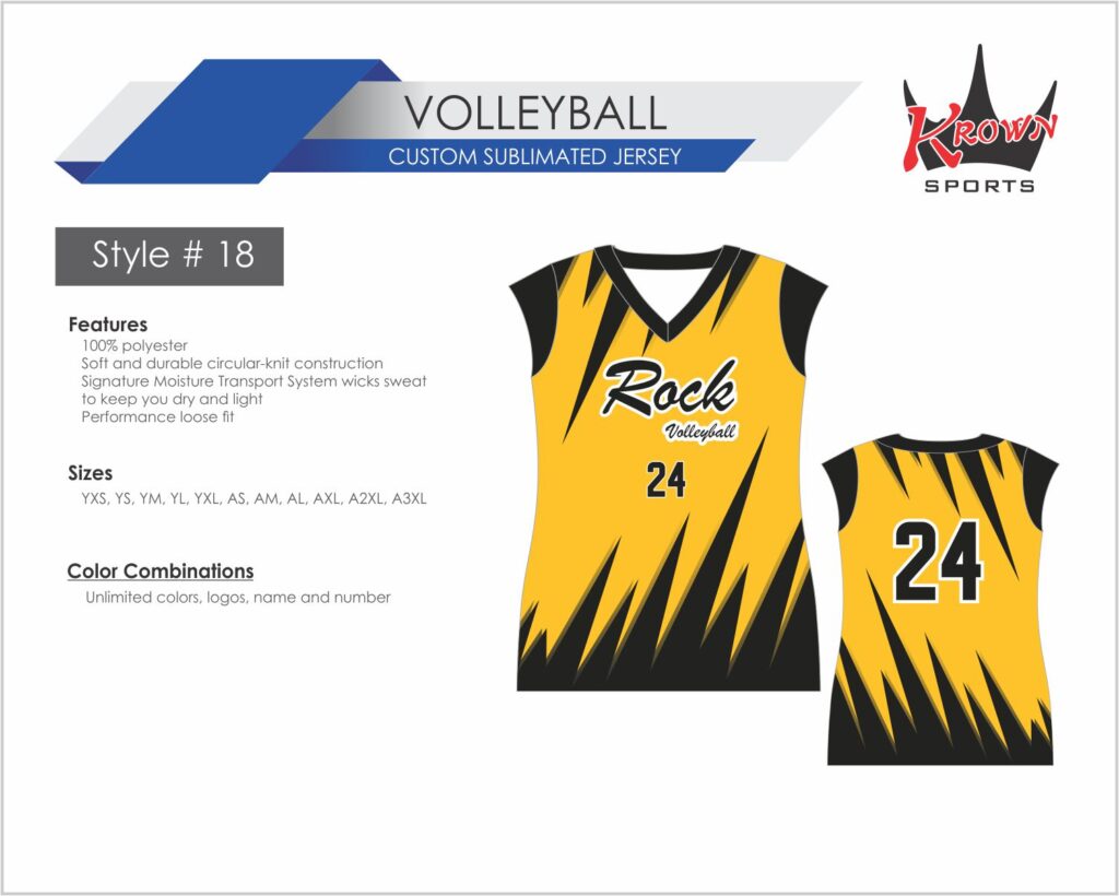 Rock Volleyball Jersey
