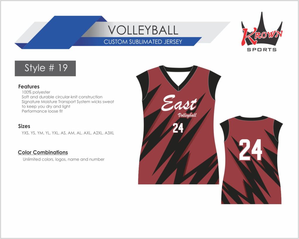 East Volleyball Jersey