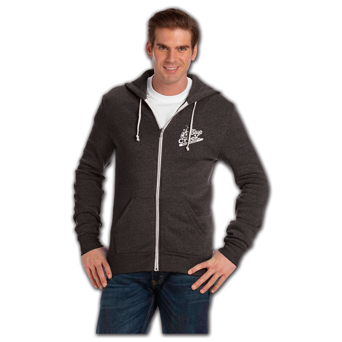 Alternative Apparel Long-Sleeve Zip Eco Hoodie