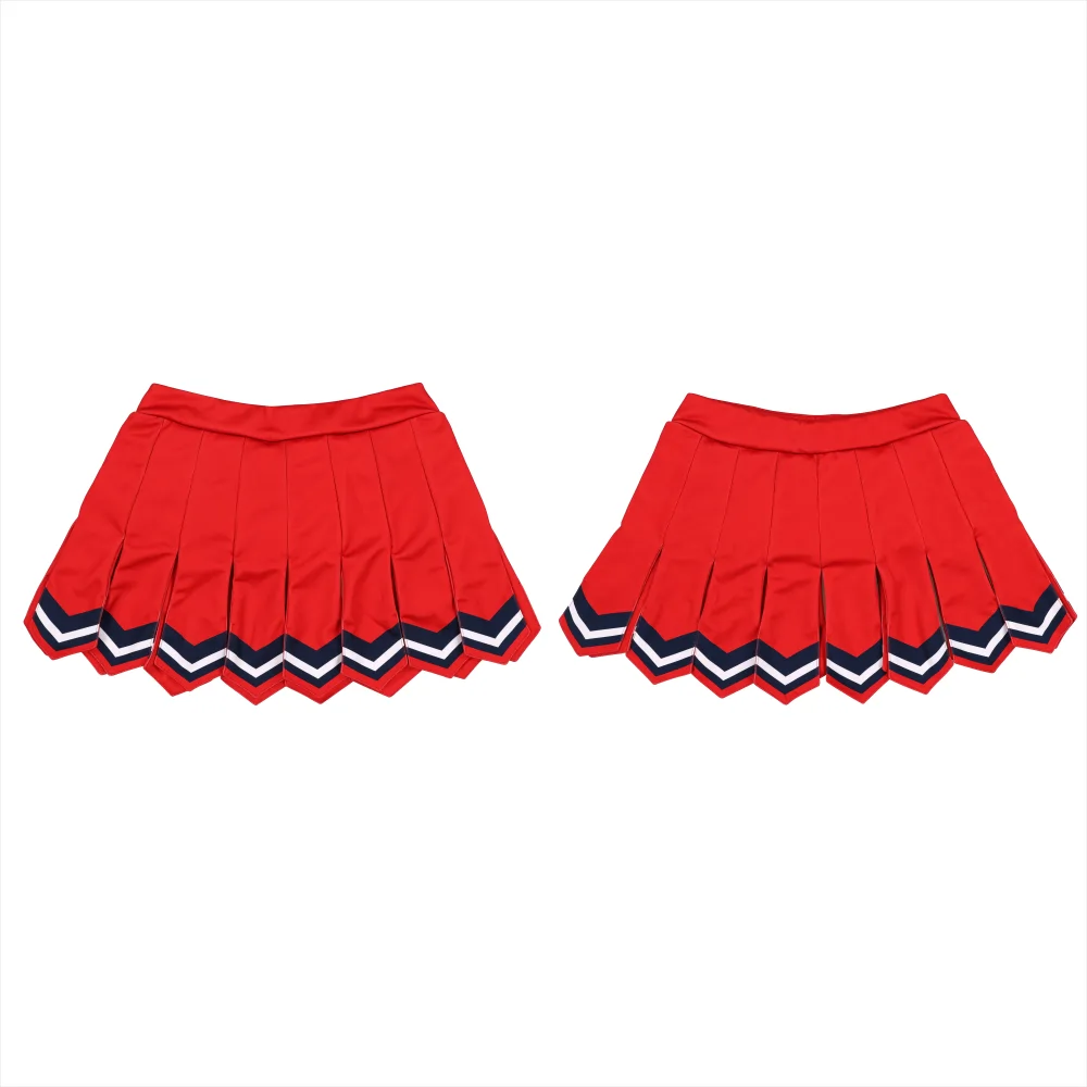Custom Sublimated Cheerleading Skirt – Red-THUMB