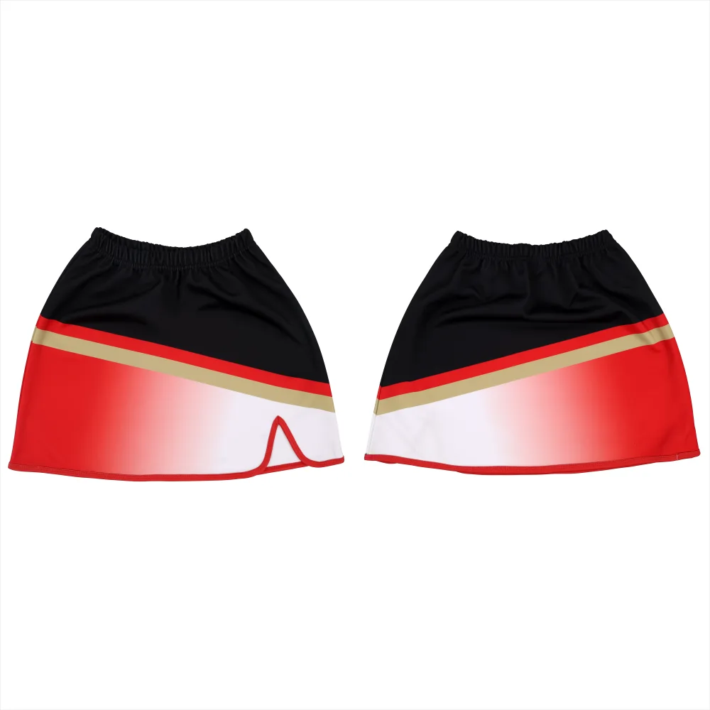 Custom Sublimated Cheerleading Skirt – RedBlack-thumb