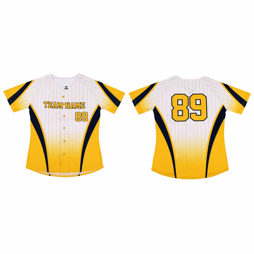 Custom Sublimated Baseball 6 Button Jersey-thumb